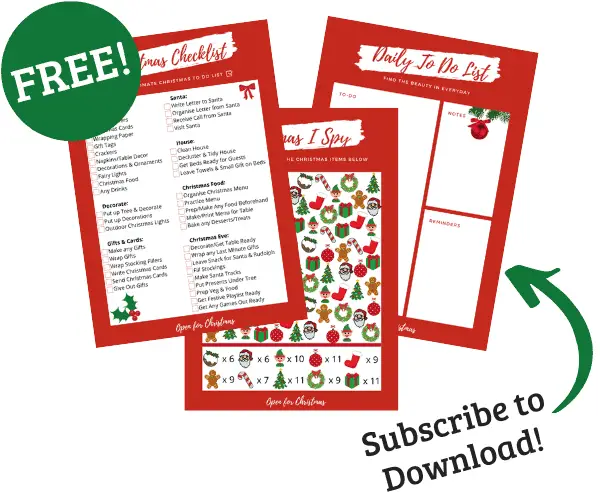 Open for Christmas - Subscribe to Resource Library