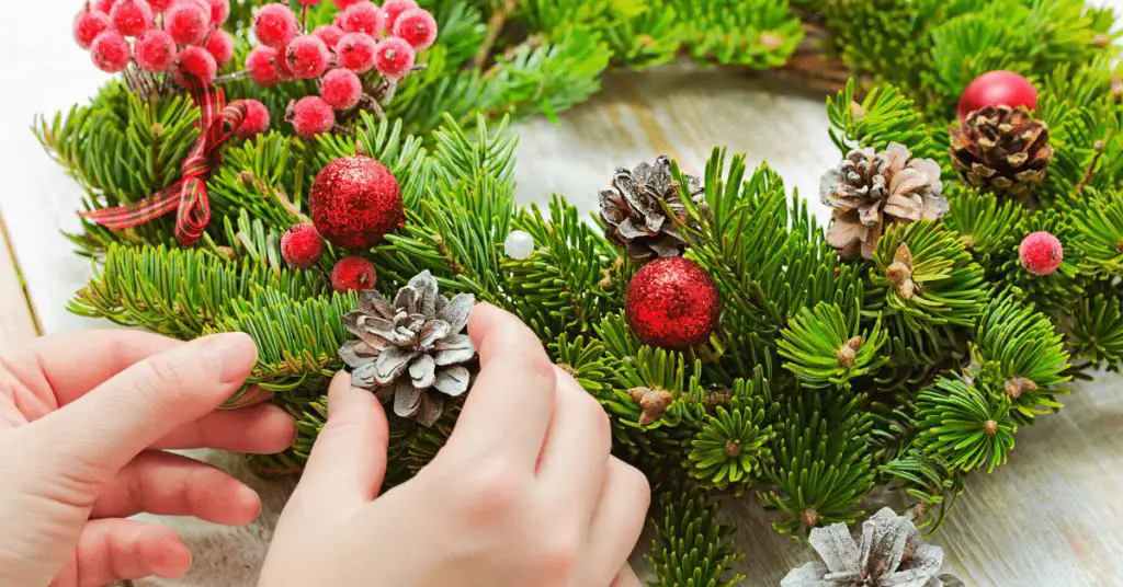 Things-to-do-This-Christmas-Making-Wreath