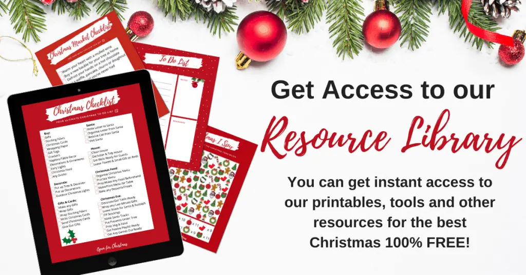 Access to Resource Library - Open for Christmas