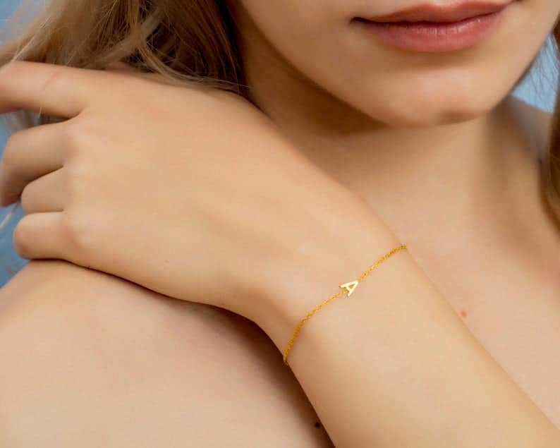 Intricate Letter Bracelet Gift Idea