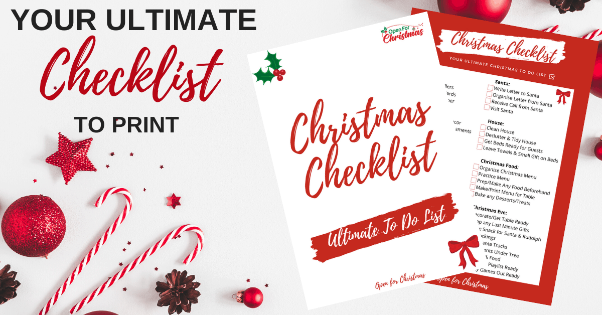 Your Ultimate Christmas Checklist to Print & Download
