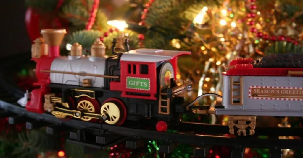 Christmas Tree Train Set - Christmas Train Sets Under The Tree
