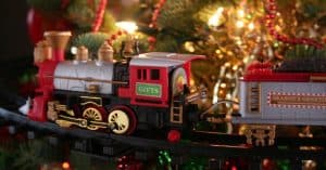 Christmas Tree Train Set - Christmas Train Sets Under The Tree