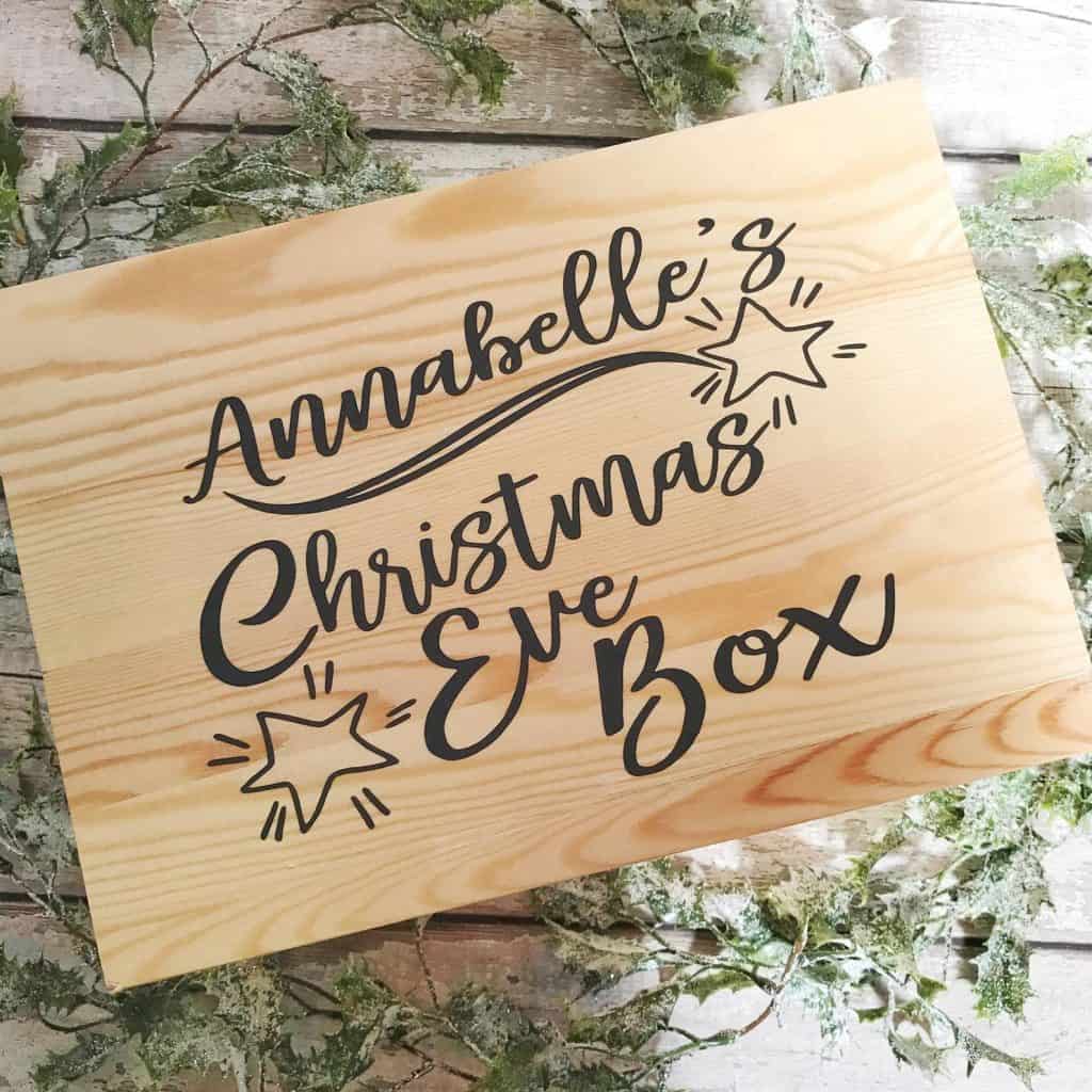 Pre Filled Personalised Christmas Eve Box Full of Treats