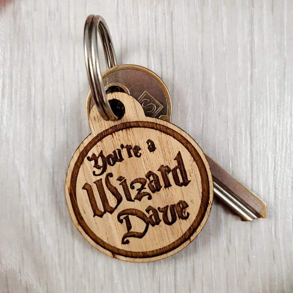 Personalised Harry Potter Keyring - Open for Christmas