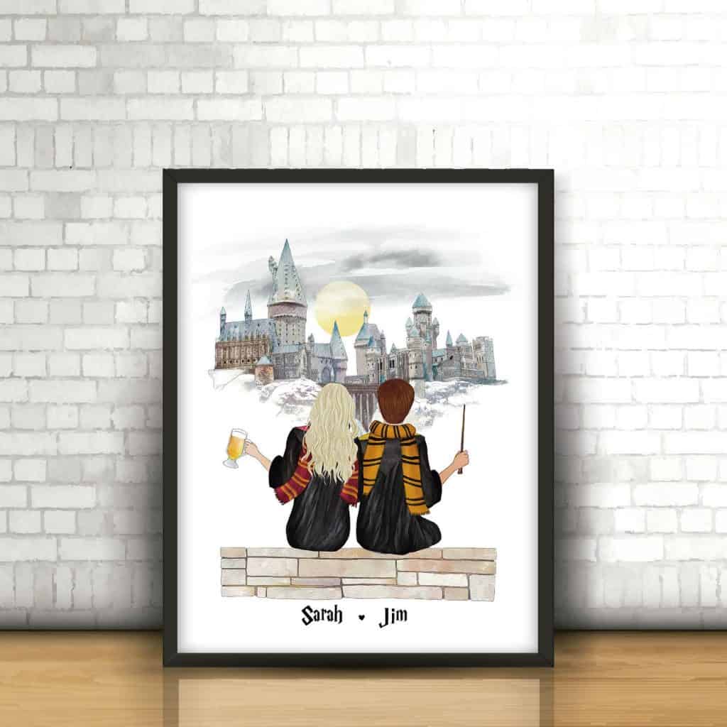 Personalised Harry Potter Print Christmas Ideas - Open for Christmas