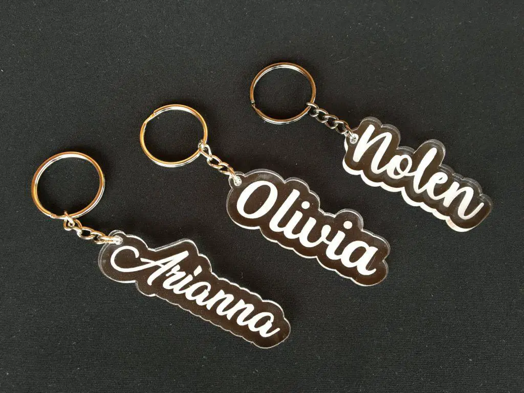 Laser Engraved Keychain - Stocking Fillers for Teenagers - Open for Christmas