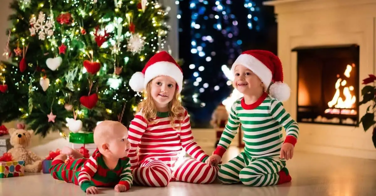 Matching Christmas Family Pajamas - Open for Christmas
