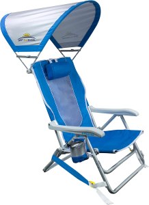 comfortable and versatile GCI Outdoor Waterside Beach Chair displayed on a sandy beach, showcasing its ergonomic design and practical features.