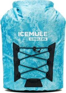 A durable and portable cooler, the Icemule Jaunt, designed for keeping drinks and food cold on outdoor adventures.
